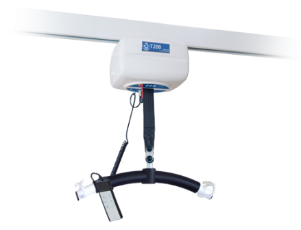 OpeMed OT200 ceiling track hoist with new Spreader Bar