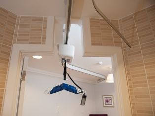 Ceiling track hoist from Abacus Healthcare